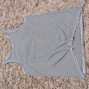 ❤️ 4/$20 OshKosh B'gosh Blue/White Striped Tank Top
